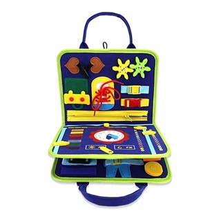 Educational Travel Game Girls Boys Preschool Soft Felt Car Airplane Intelligence Developing Busy Board