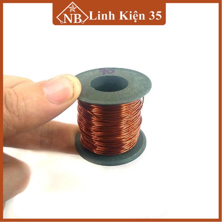 Dây đồng quấn biến áp, quấn motor đa kích thước ( 100g )