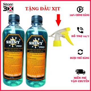 DUNG DỊCH RỬA XE KHÔNG CHẠM,  NƯỚC RỬA XE SIÊU NHANH SHINY PRO 500ML TẨY RỈ SÉT LỐC MÁY