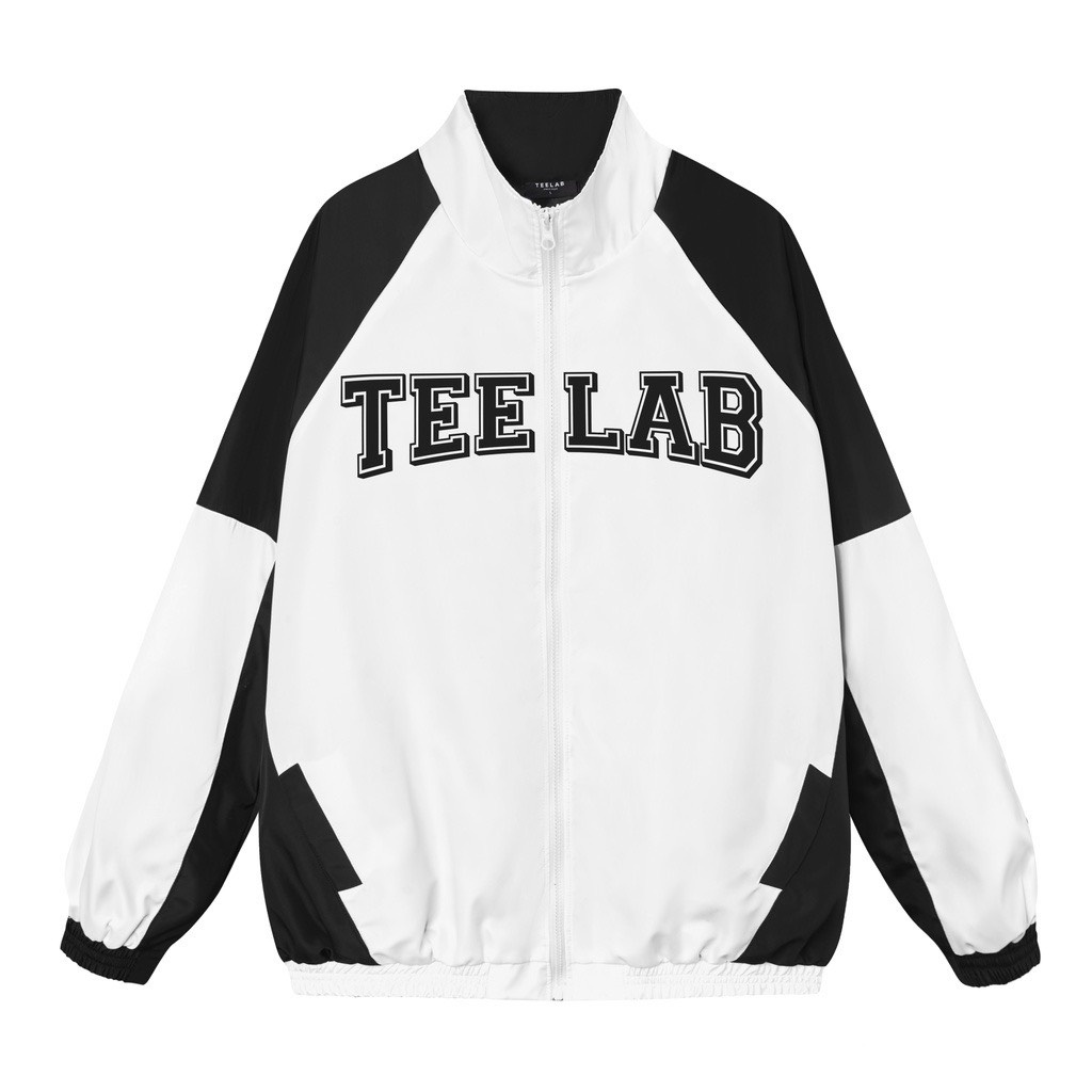 Áo khoác gió Teelab Trắng Sporty Season Jacket ,Áo dù 2 lớp nam nữ