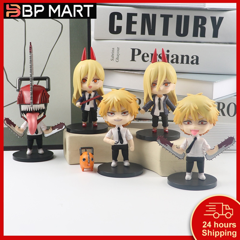 BP MART Mô Hình Nhân Vật Chainsaw Man Pochita Power Times 11Cm Trang Trí Xe Hơi
