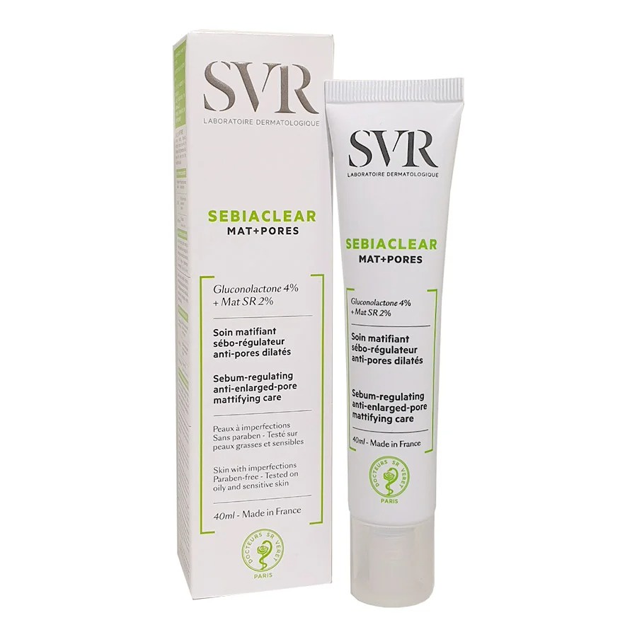 Kem Dưỡng Giảm Mụn Thoáng Lỗ Chân Lông SVR Sebiaclear Mat + Pore 40ml - AJA'S SKINLAB