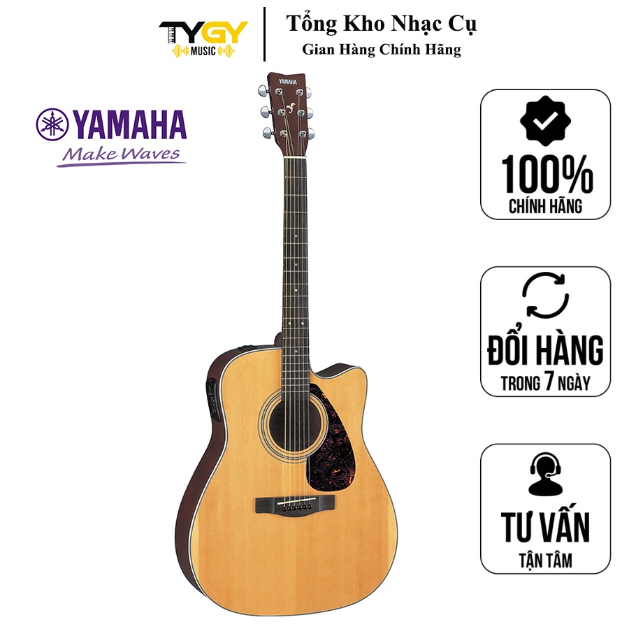 Đàn Guitar Acoustic Yamaha FX370C (Tích Hợp EQ ) Chính Hãng -Tặng Kèm Bao Đàn ,Capo,Pick