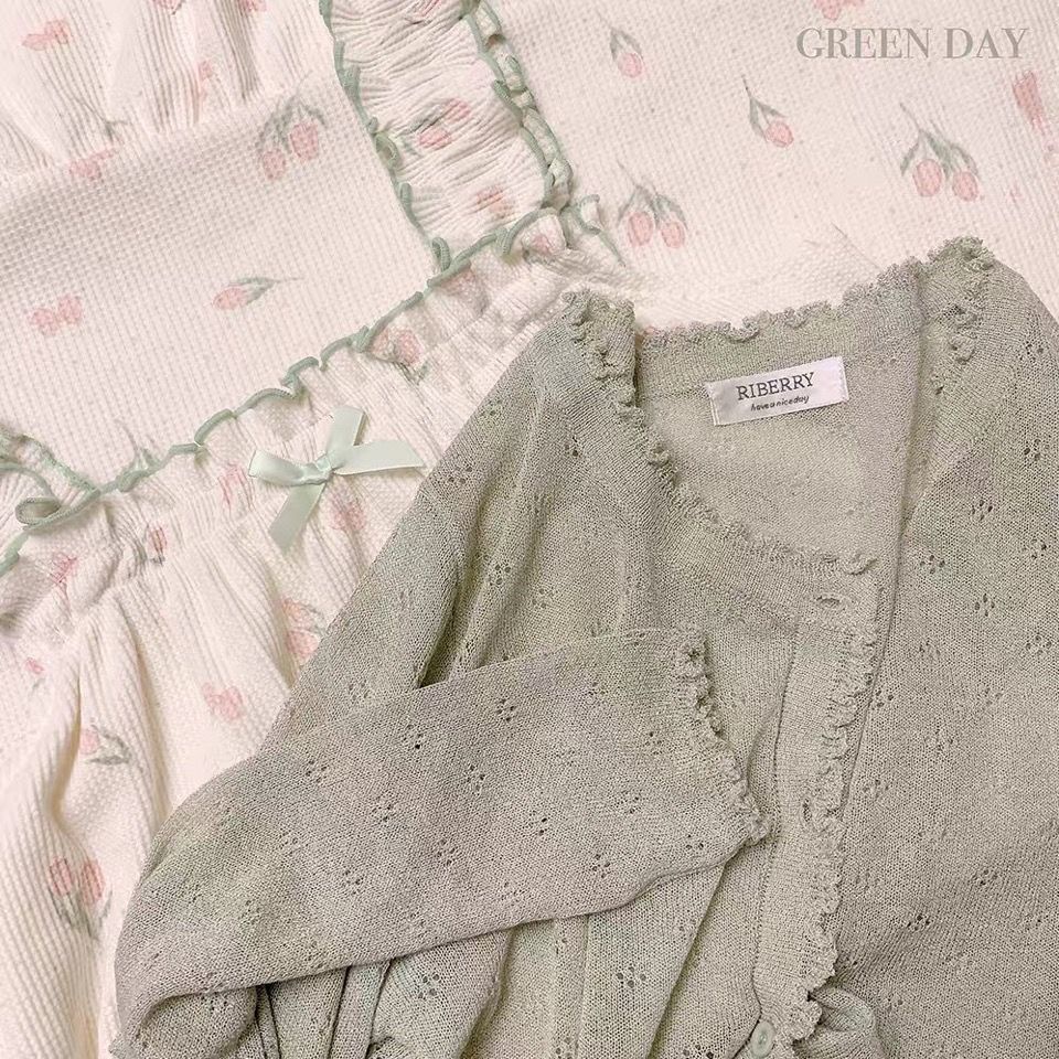 Áo Khoác Cardigan Dệt Kim Siêu Mỏng Bán Trong Suốt Màu Trắng / Xanh Lá / Hồng Cơ Bản Dễ Phối Đồ Thời Trang Mùa Hè Mát Mẻ