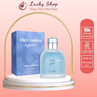 Nước hoa nam d&g light blue eau intense pour homme