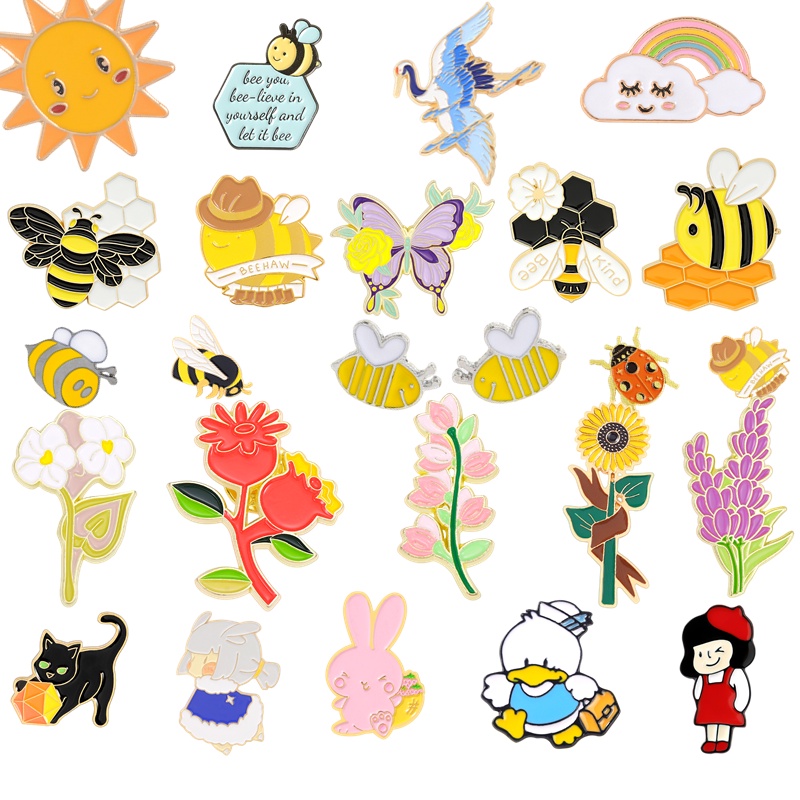 Set 50 Ghim Cài Áo Hình Bướm Dễ Thương Cho Nữ