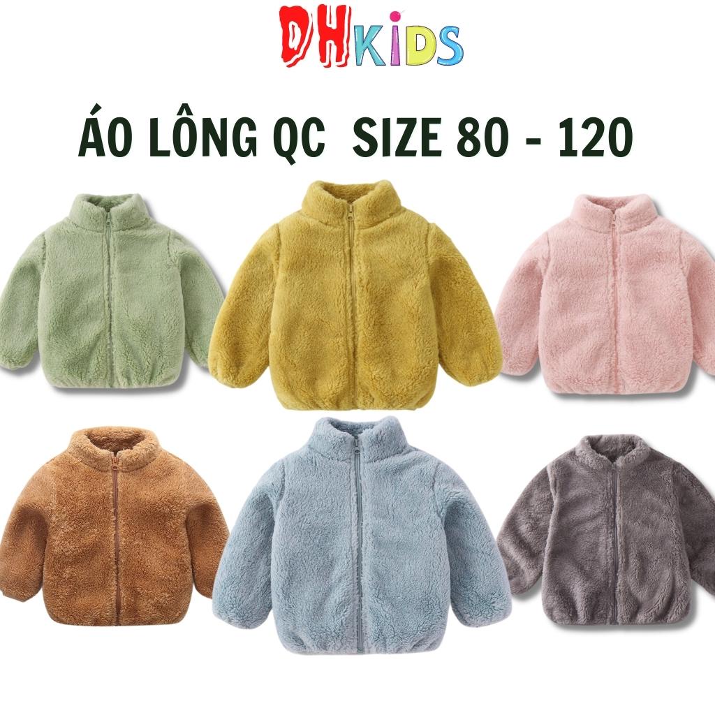 Áo khoác lông cho bé, khoác lông quảng châu size 80 - 120, 8 - 18kg cho bé.