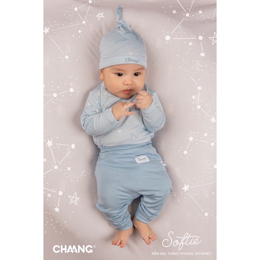 Chaang set 2 quần dài Chaang Cosmos giữ ấm cho bé sơ sinh AW22D13