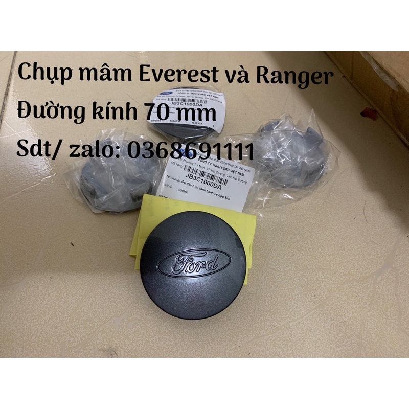 Logo chụp mân bánh xe Ford Ranger, Everest