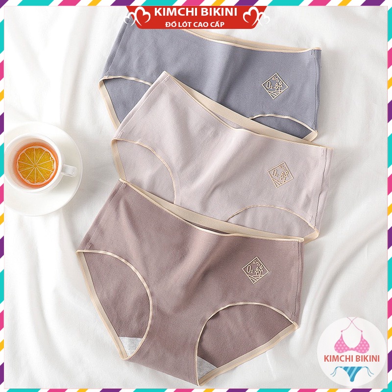 Sét 10 quần nót nữ cao cấp không đường may viền ép KIMCHIBIKINI Combo 10 quần lót nữ chống viêm kháng khuẩn QL115