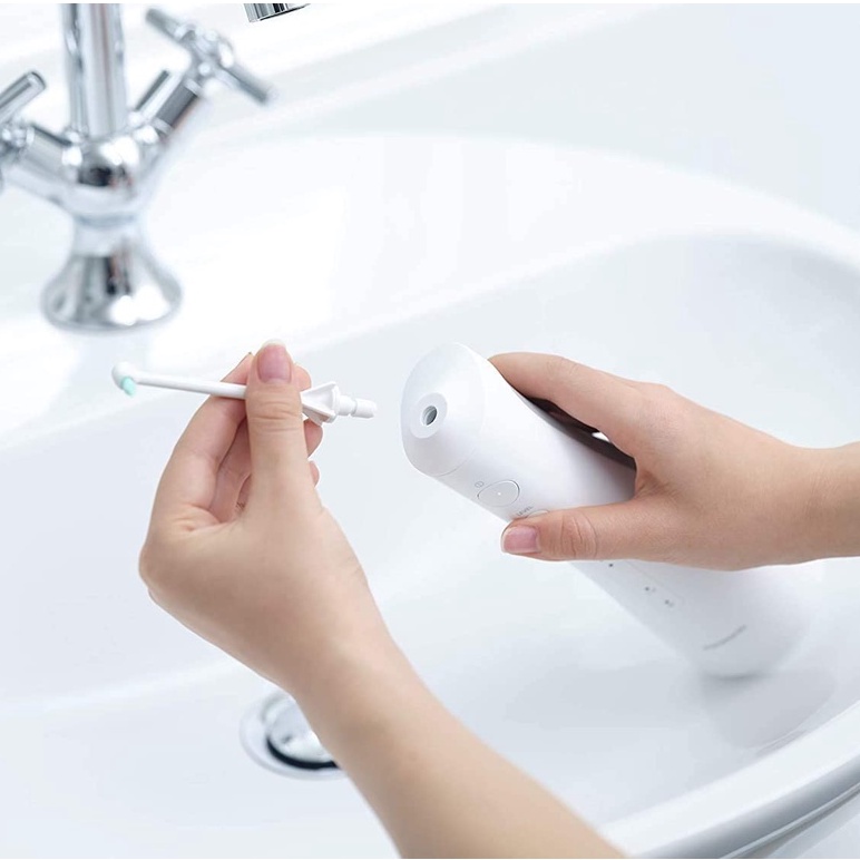 Máy Tăm Nước Cầm Tay Panasonic Công Nghệ Siêu Âm EW1513 - Làm Sạch Răng Nướu - 5 Chế Độ - Bảo Hành Chính Hãng 12 Tháng