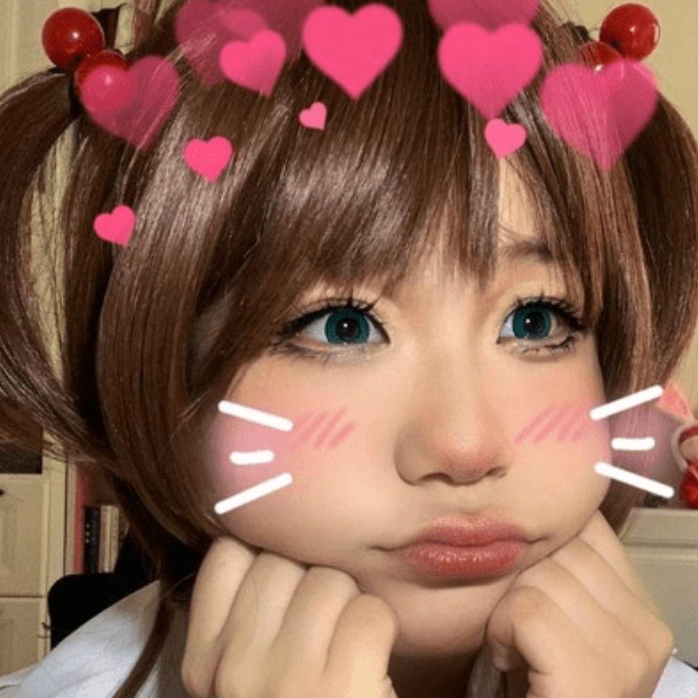 Tóc Giả Bằng Sợi Tổng Hợp Hóa Trang Nhân Vật Kinomoto