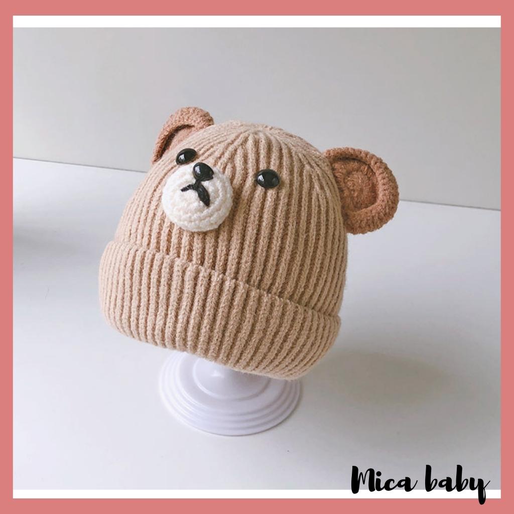 Mũ len hình thú dễ thương cho bé ML203 Mica baby