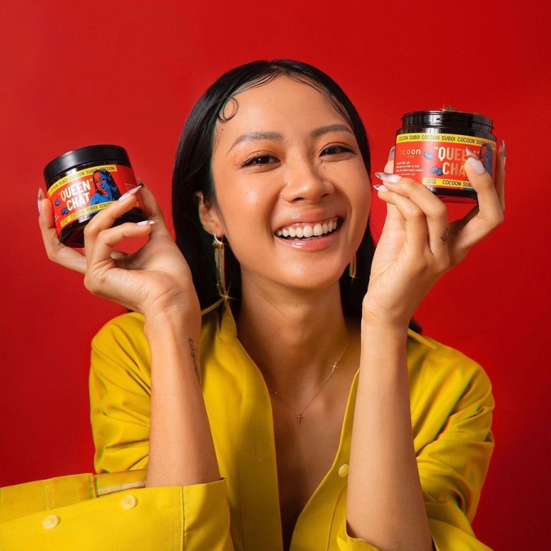Gel tẩy tế bào chết body Cocoon Organic Cafe 200ml da mịn mềm tươi sáng, kem tẩy da chết cơ thể toàn thân cà phê vật lý