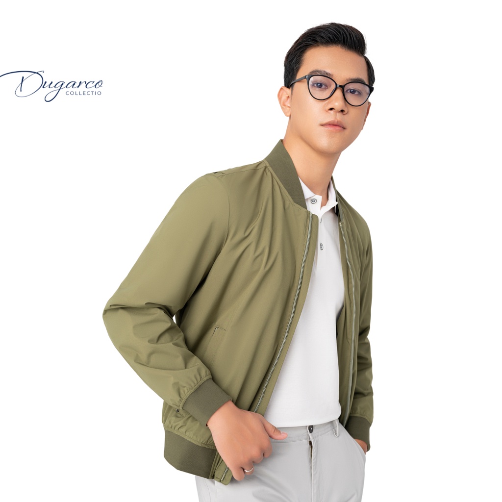 Áo khoác DUGARCO nam 2 lớp cao cấp dáng bomber tính năng trượt nước 228JM22083