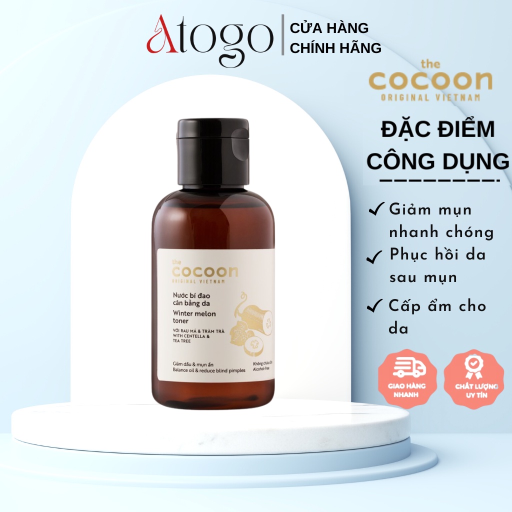 Nước Bí Đao Cân Bằng Da Cocoon 140ml