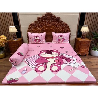 drap thun ý 5D GẤU DÂU 1m6x2m