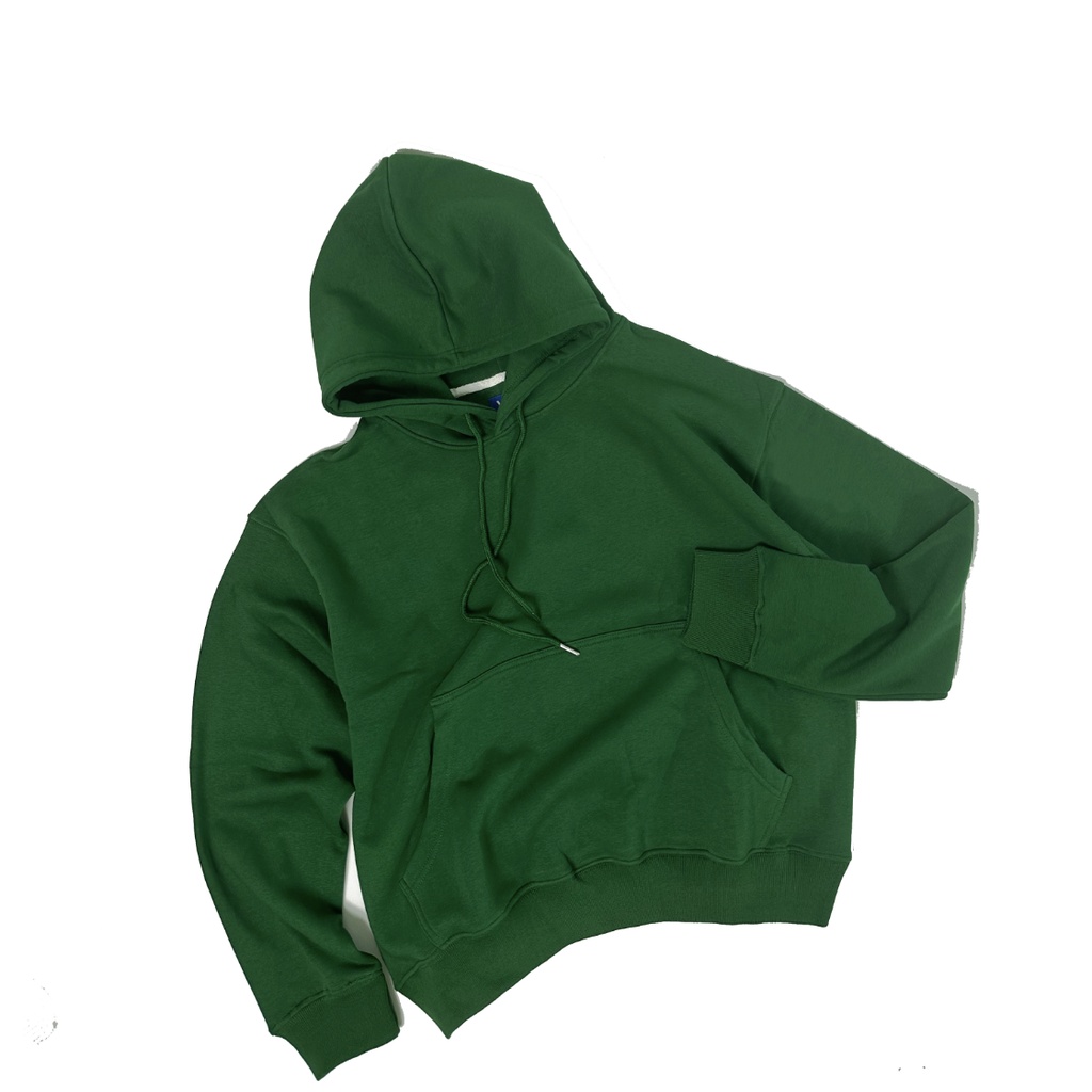 Áo Hoodie trơn nỉ 350gsm VIBE FREE dày vừa form rộng