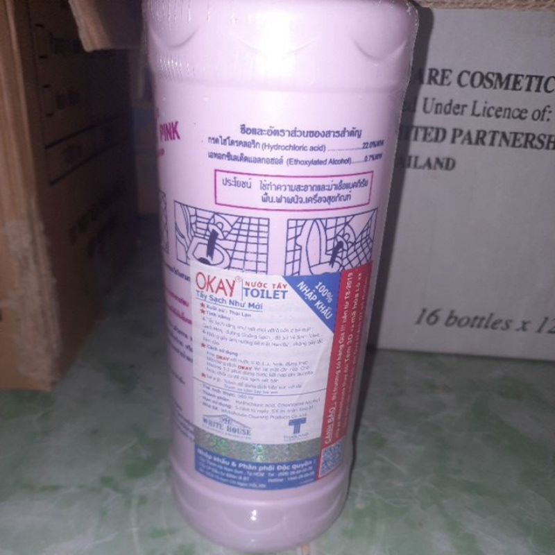 Tẩy bồn cầu Okay Thái chính hãng giá rẻ