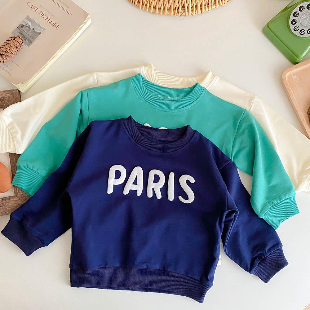 Áo Nỉ Tay Dài Phong Cách Phương Tây Thời Trang Thu Đông Cho Bé Trai