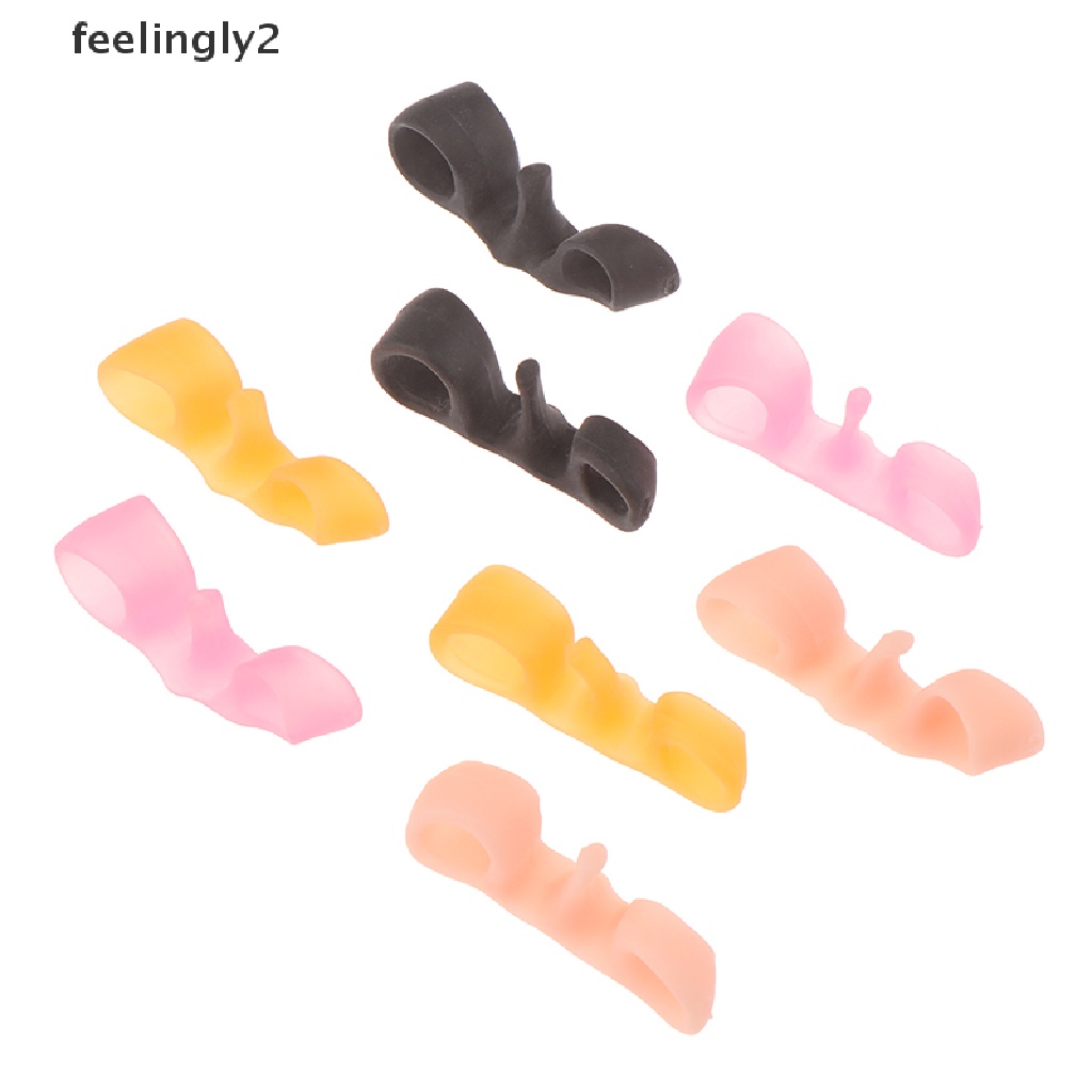 1 Cặp Nẹp Chỉnh Hình Ngón Chân Bốn Lỗ Hình Ốc Sên Giảm Đau