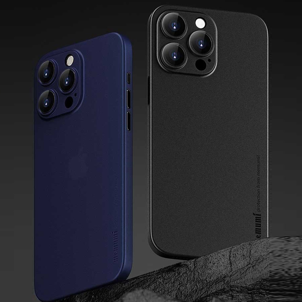 Ốp Memumi Siêu Mỏng 0.33 mm iP 14Promax/ 14Plus/ 14Pro/ 14/ 13Promax/ 13Pro/ 13/ 12Promax/ 12Pro/ 12 Chính Hãng Memumi