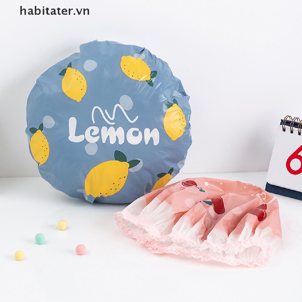 Mũ Tắm Trùm Đầu Co Giãn Chống Thấm Nước Có Thể Tái Sử Dụng 6 Màu Thời Trang Cho Nữ