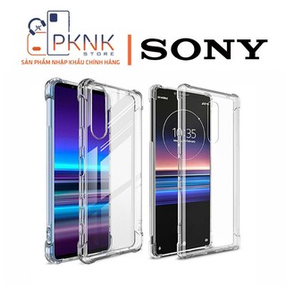 Ốp Lưng Xperia trong suốt chống sốc 4 Góc