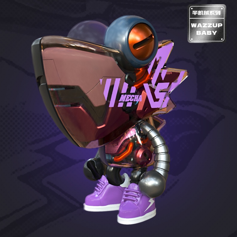 Set 6 Mô Hình Búp Bê Tắc Kè Hoa Trong LAMTOYS 4th Mecha