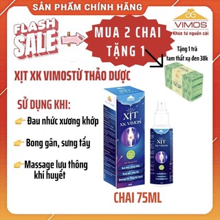 Xịt XK Vimos dùng cho người đau xương khớp 75ml