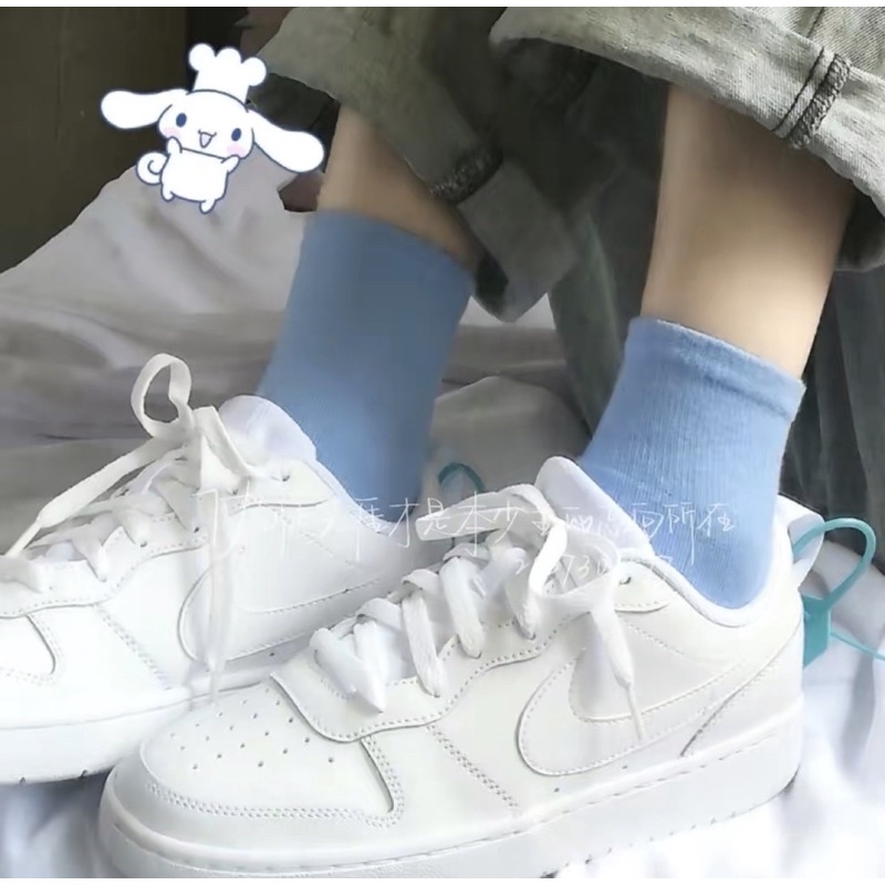 Giày Nike Court Borough Low 2 GS All White