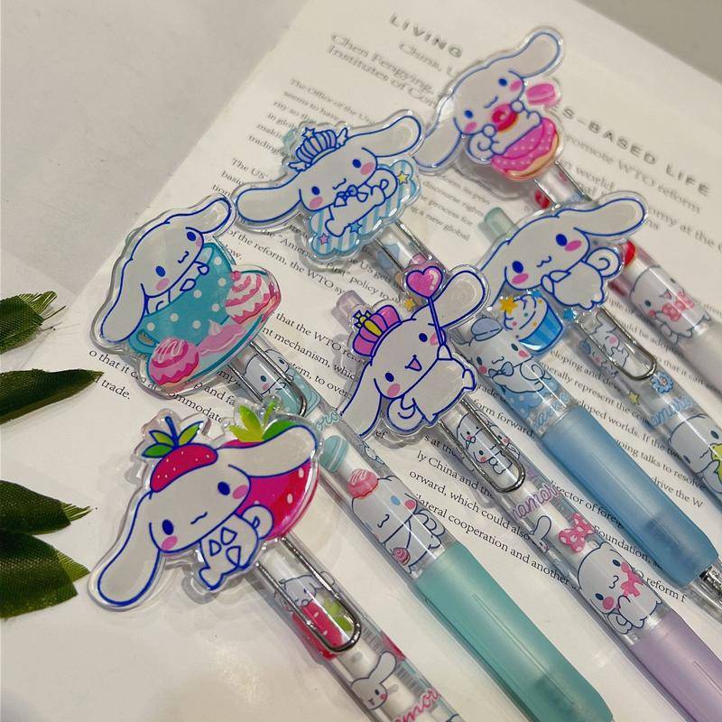 SANRIO Set 6 Bút Bi Hình Cinnamoroll Dễ Thương