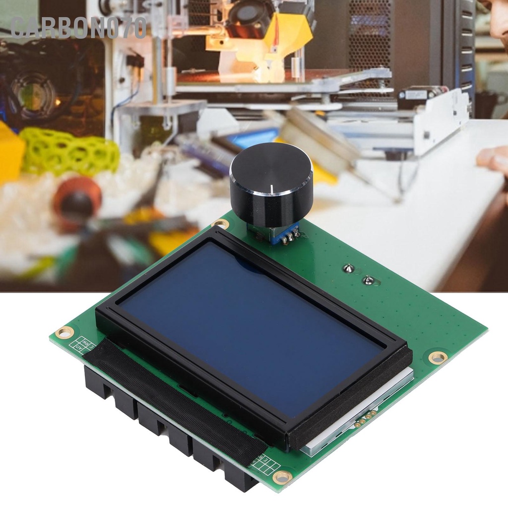 [Hàng HOT] LCD 12864 Màn hình dành cho Máy in 3D Sử dụng dễ dàng Phụ kiện máy in 3D ENDER 3 Series【Carbon070】