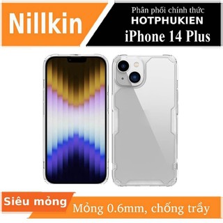 Ốp lưng dẻo TPU Nillkin Nature TPU Pro Case cho iPhone 14 Plus (6.7 inch) chống sốc tốt - hotphukien phân phối