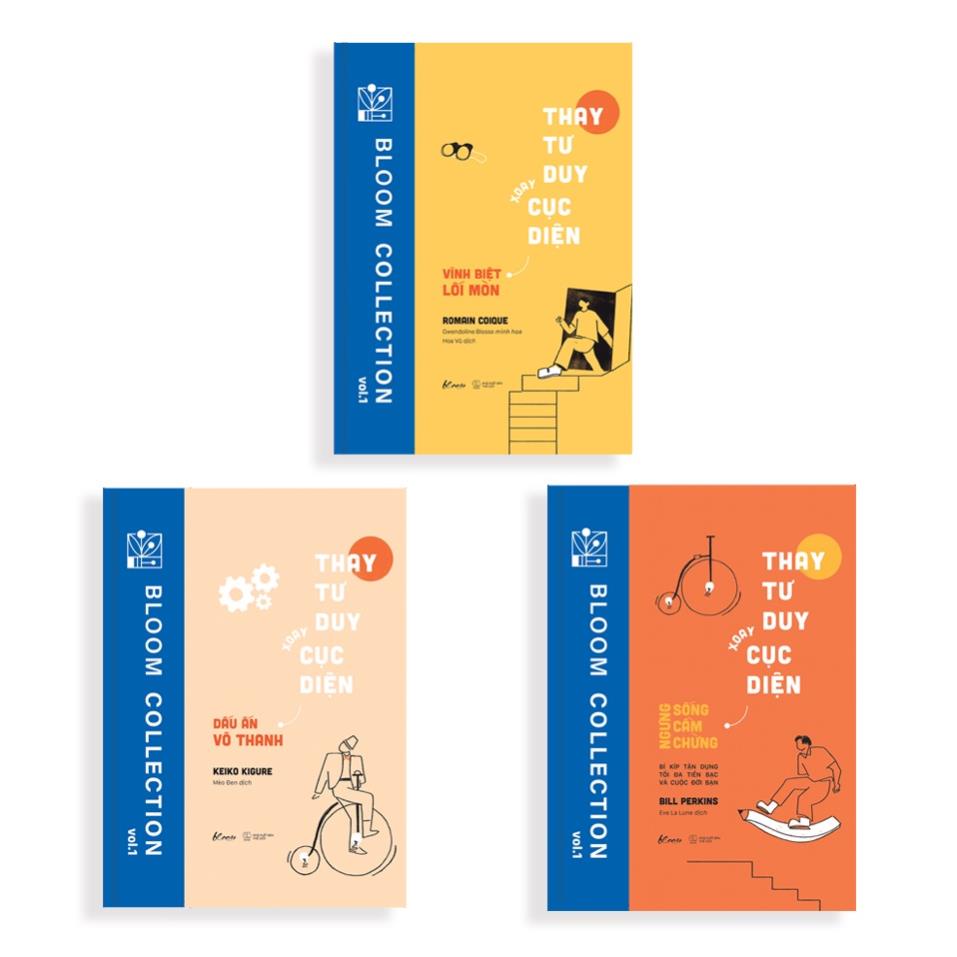 Sách Combo 3 cuốn Thay Tư Duy Xoay Cục Diện - Ngưng sống cầm chừng, Vĩnh Biệt Lối Mòn, Dấu Ấn Vô Thanh - BẢN QUYỀN
