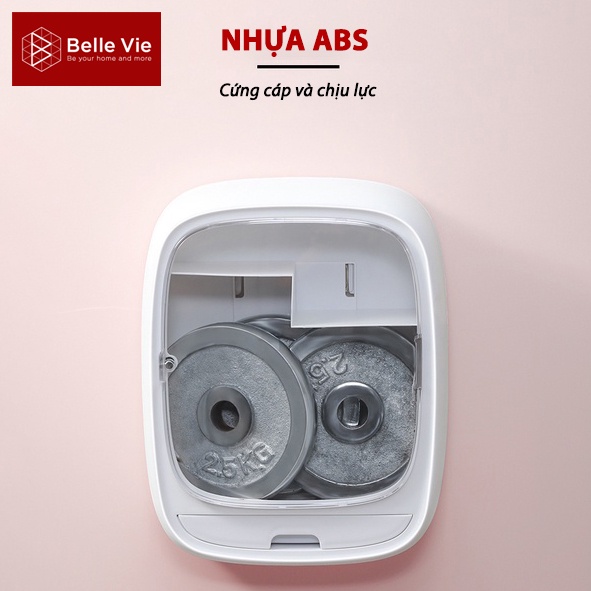 Hộp Đựng Mỹ Phẩm Treo Tường Hình Vuông BELLEVIE Hộp Đựng Mỹ Phẩm Đa Năng Tiện Lợi HMPTT-V
