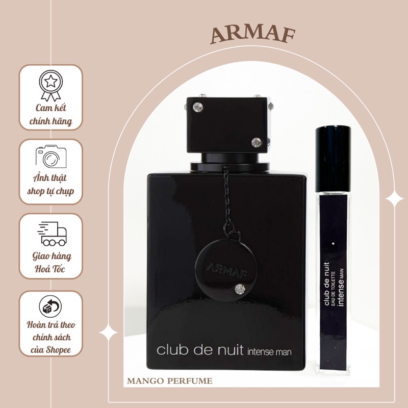 Nước hoa chiết Nam Armaf Club de Nuit Intense Man EDT