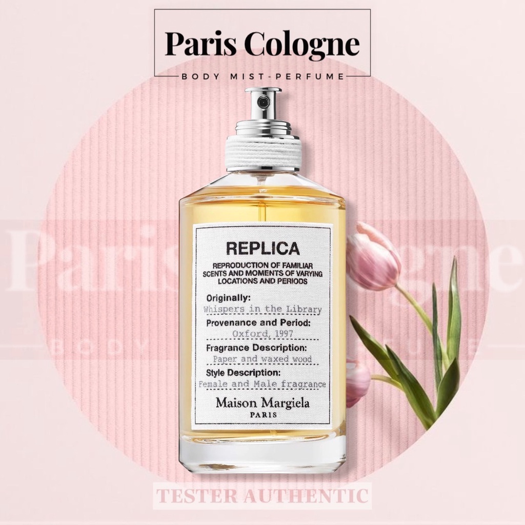 | 𝐏𝐀𝐑𝐈𝐒 𝐂𝐎𝐋𝐎𝐆𝐍𝐄 | 𝐑𝐞𝐩𝐥𝐢𝐜𝐚 Whispers in the Library EDT | Nước hoa Unisex | Tinh tế, Sang trọng
