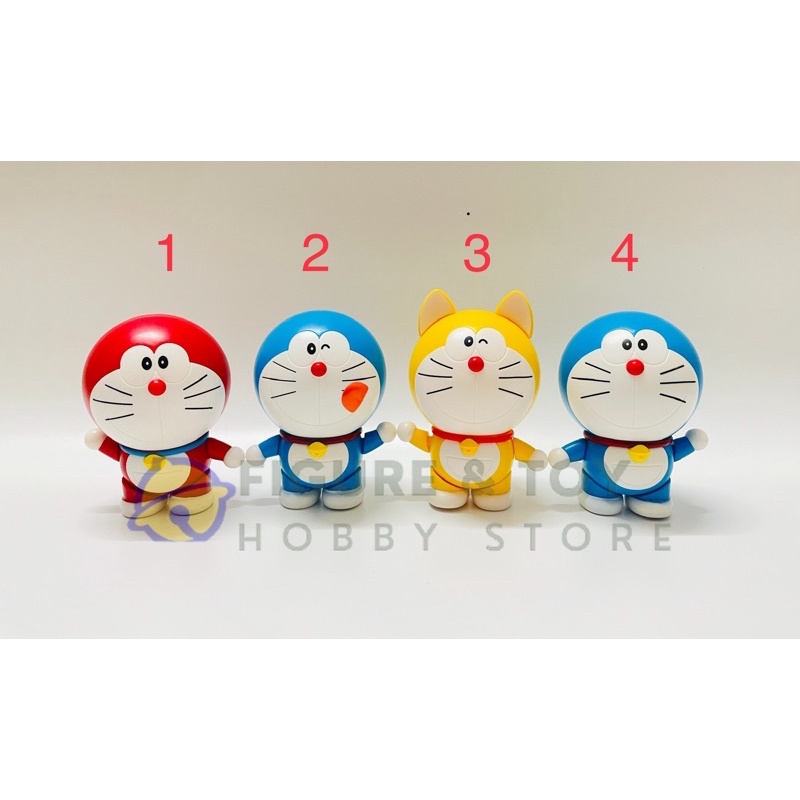 Doraemon trứng gacha xoay khớp đầu chân tay