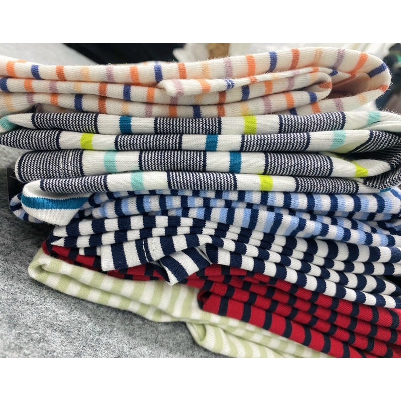 ÁO THUN SỌC TAY NGẮN