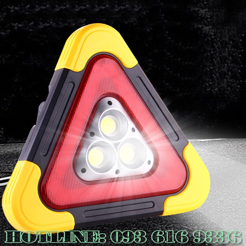 Biển Tam Giác - Biển Báo - Đèn Báo Tam Giác Phản Quang Nhiều Chế Độ Nháy Sáng - slc.vn