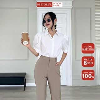 Bbstore's áo sơ mi công sở tay ngắn - a1277