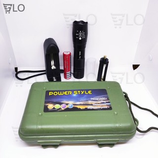 Đèn pin cầm tay mini siêu sáng XML-T6 nhật bản