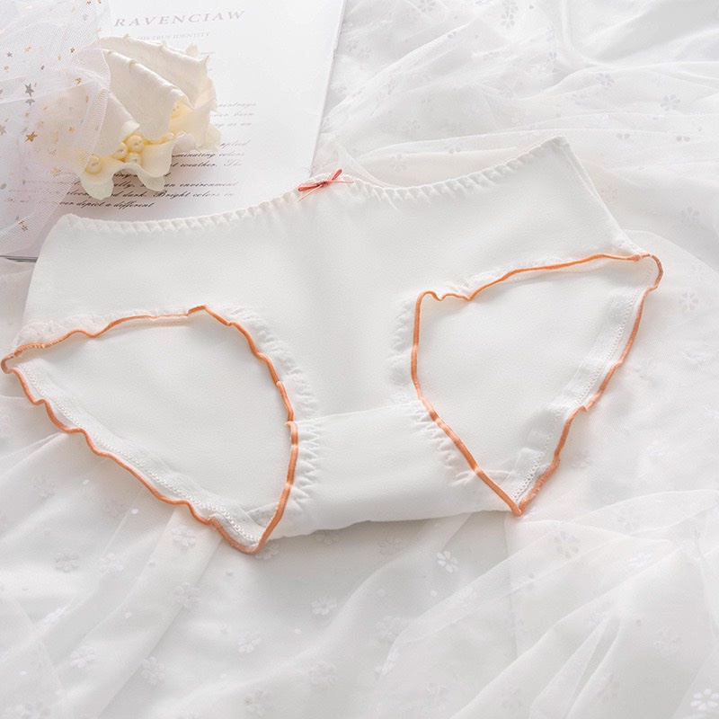Quần Lót Nữ Cotton Thỏ Tone Cam Pastel Siêu Xinh MS.211