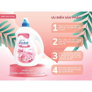 Nước giặt hương Hoa Hồng Bắc Âu quyến rũ