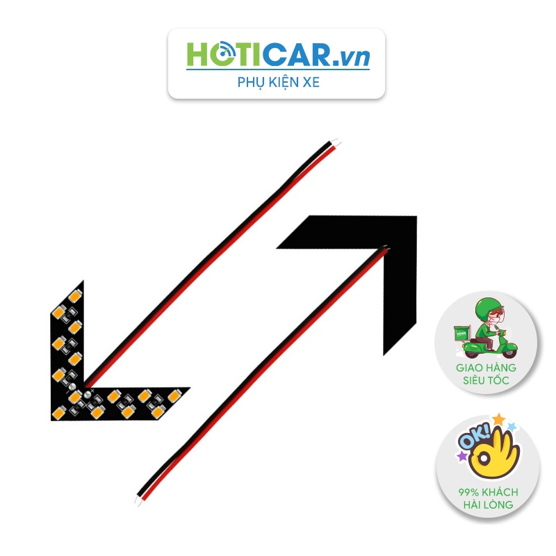Đèn báo rẽ xi nhan hình mũi tên HOTICAR SL2835-14