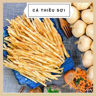 250g hũ khô cá thiều que - cá thiều cắt sợi tẩm gia vị ăn liền