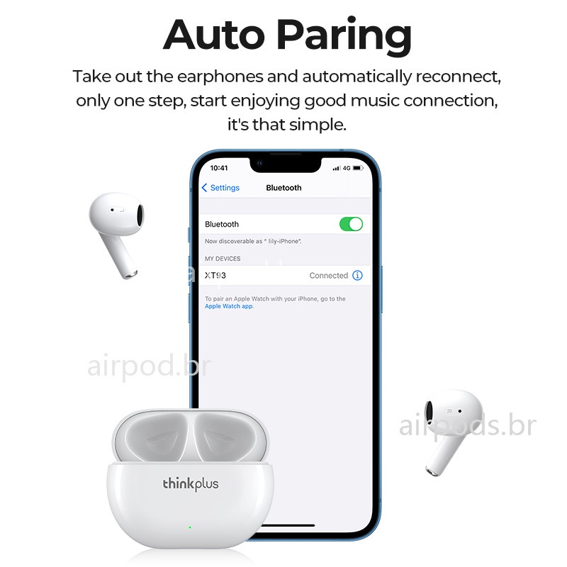 Tai nghe thể thao LENOVO XT93 không dây bluetooth 5.2 chống nước có micro