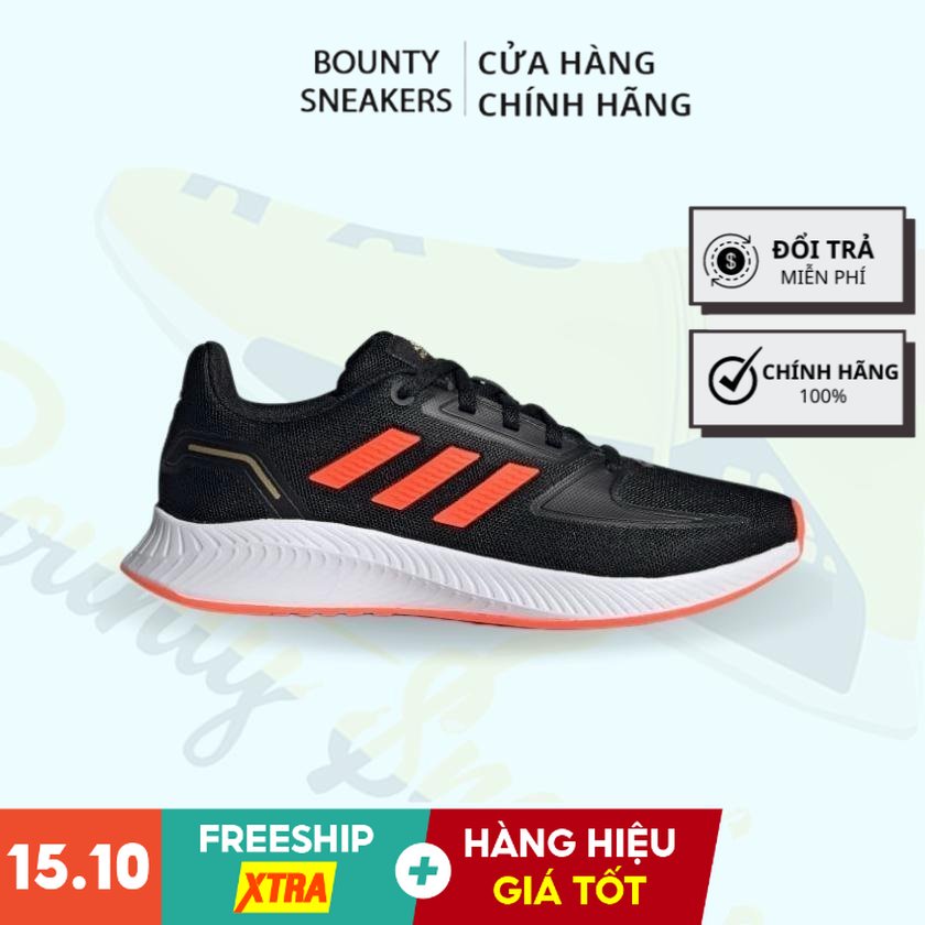 Giày thể thao nữ Adidas runfalcon 2.0 "Black/Solar Red" gz7418 - Hàng Chính Hãng - Bounty Sneakers