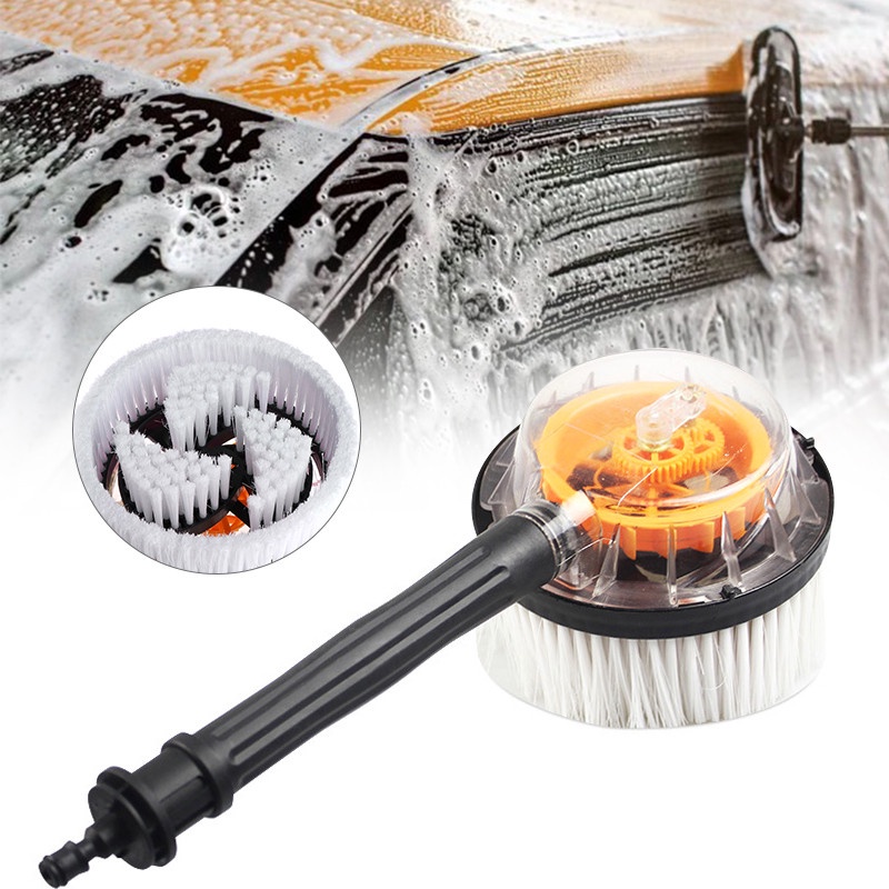 Chổi rửa xe ô tô tự động xoay 360 độ tiện lợi, tự tạo bọt cực sạch, Bình Xịt Bọt Tuyết Rửa Xe Hơi Áp Suất Cao